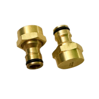 Flat Out 12mm Quick Connect Brass Hose Plug Set P22