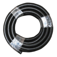 Corrugated Black Flexible Waste Hose 27mmID / 10mtr Roll. 36M27X10CTC