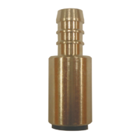JG 12mm 1/2" Tube to Hose Brass (Silver in Colour). NC990