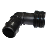 THREADED ELBOW 19MM BARBED x 3/4" BSP MALE. EBM1920