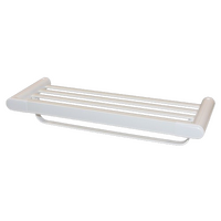 Coast Bathroom Towel Shelf White - 600x220x113mm (LxDxH)