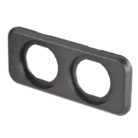 Narva Twin Flush Mount Housing, Black