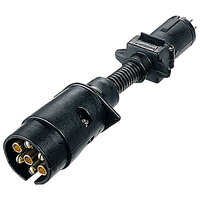 Narva Trailer Adaptor 7 Large Round Socket to 6 Small Round Trailer Plug