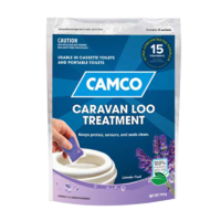 Camco Caravan Loo Treatment - Lavender Scent Drop Ins - 15 per Bag 41621