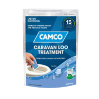 Camco Caravan Loo Treatment - Pure Rain Scent Drop Ins - 15 per Bag 41622