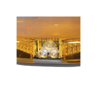 Narva 12V 1.7m Amber & Illuminated Opal Centre Legion Light Bar