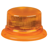 Narva Amber 'Eurotech' Low Profile LED Strobe/Rotator Light, Orange Base