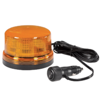 Narva Amber 'Eurotech' Low Profile LED Strobe/Rotator Light, Black Base