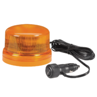 Narva Amber 'Eurotech' Low Profile LED Strobe/Rotator Light, Orange Base