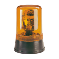 Narva 12/24V Hi Optics Rotating Beacon Flange Base, Amber