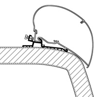 Thule Hymer SX Roof Mount Bracket