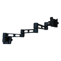 SPHERE S2 BLACK TRIPLE ARM TV BRACKET. 322LB