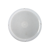 Ultra Slim-Mount Full-Range Indoor 6.5" White Speaker, 25W RMS