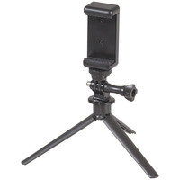 Jaycar Mini Tripod with Smartphone Adaptor for Action Cameras, QC8099