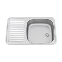 Dometic S/STEEL SINK WITH SIDE DRAIN