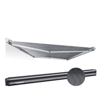 Dometic PerfectWall 1500 Awning, 12 volt, 4 m Grey horizon fabric / Antracite grey casette
