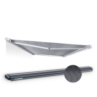 Dometic PerfectRoof 2500 Awning, 12 volt, 4 m Grey horizon fabric / Antracite grey cassette