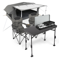 Dometic Pico 2x2 Double Swag Bundle with Cadac 2 Gas Stove, Element table & 2 x Duro 180 Ore Chairs