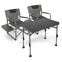 Dometic 2 x Forte 180 Ore Chairs with Element Large Camping Table