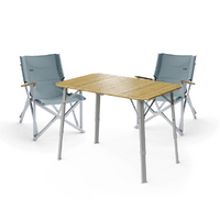 Dometic GO Compact Camp Table + Chairs, Glacier