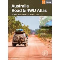 Hema Australia Road & 4WD Atlas (Perfect Bound) - 252 x 345mm