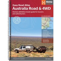 Hema Australia Road & 4WD Easy Read Atlas - 292 x 397mm