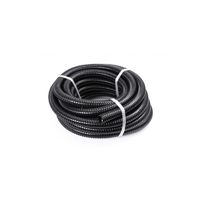 HOSE FLUTED WASTE 25MM X 20M RX BLK SMOOTH BORE-REINFORCED