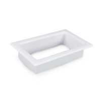 SCUPPER VENT LGE INTERNAL TRIM WHITE T/S 40MM ROOF THICKNESS