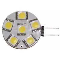 LED G4 SIDE PINS 6 LEDs 12 VOLT COOL WHITE    0211316C