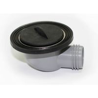 WASTE KIT FOR 45MM SINK HOLE 90 DEGREE OUTLET WITH PLUG