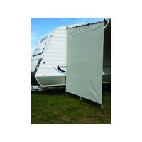 CAMEC PRIVACY END CARAVAN WITH ROPES AND PEGS