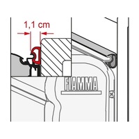 Fiamma Rain Guard Kit Small 550