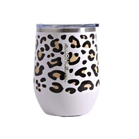 Alcoholder Stemless Insulated Tumbler, Leopard