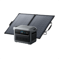Anker SOLIX C1000 Gen2 Portable Power Station, 100W Solar Panel