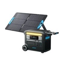 Anker SOLIX F2000 Portable Power Station and 100W Solar Panel