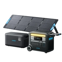Anker SOLIX F2000 Portable Power Station, Expansion Battery and 200W Solar Panel