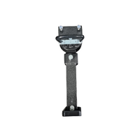 Supex Small Adjustable Drop Down Leg with Plastic Foot & Hammertone Finish