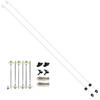 Supex 12V Awning Rope Cradle Pole Pack, White