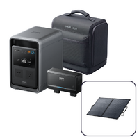 Anker SOLIX S2000 Portable Power Station, Water Resistant Bag and Alternator Charger