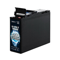 Giantz 12V 135Ah Slim AGM Deep Cycle Battery - Marine Sealed