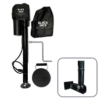 Black Jack MINI Electric Trailer Jack Bundle with Folding Foot