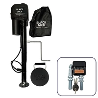 Black Jack MINI Electric Trailer Jack with Jockey Wheel Lock