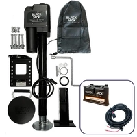 Black Jack MASTER Electric Trailer Jack Bundle with Harness Kit & Jockey Block