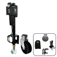 Black Jack MAXI Electric Trailer Jack Bundle with Jockey Wheel