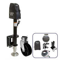Black Jack MAXI Electric Trailer Jack Bundle with Harness kit & Jockey Wheel