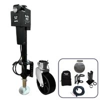Black Jack MAXI Electric Trailer Jack Bundle with Harness kit & Jockey Wheel
