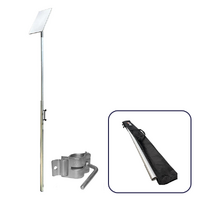 BBQArm Telescopic Starlink RV Pole with Jockey Wheel Clamp
