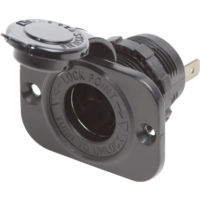 Blue Sea 12 Volt Dash Socket Black