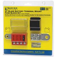 Blue Sea ST Blade Battery Terminal Mount Fuse Block Kit