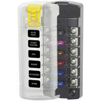 Blue Sea ST Blade Fuse Block – 6 Independent Circuits with Cover
